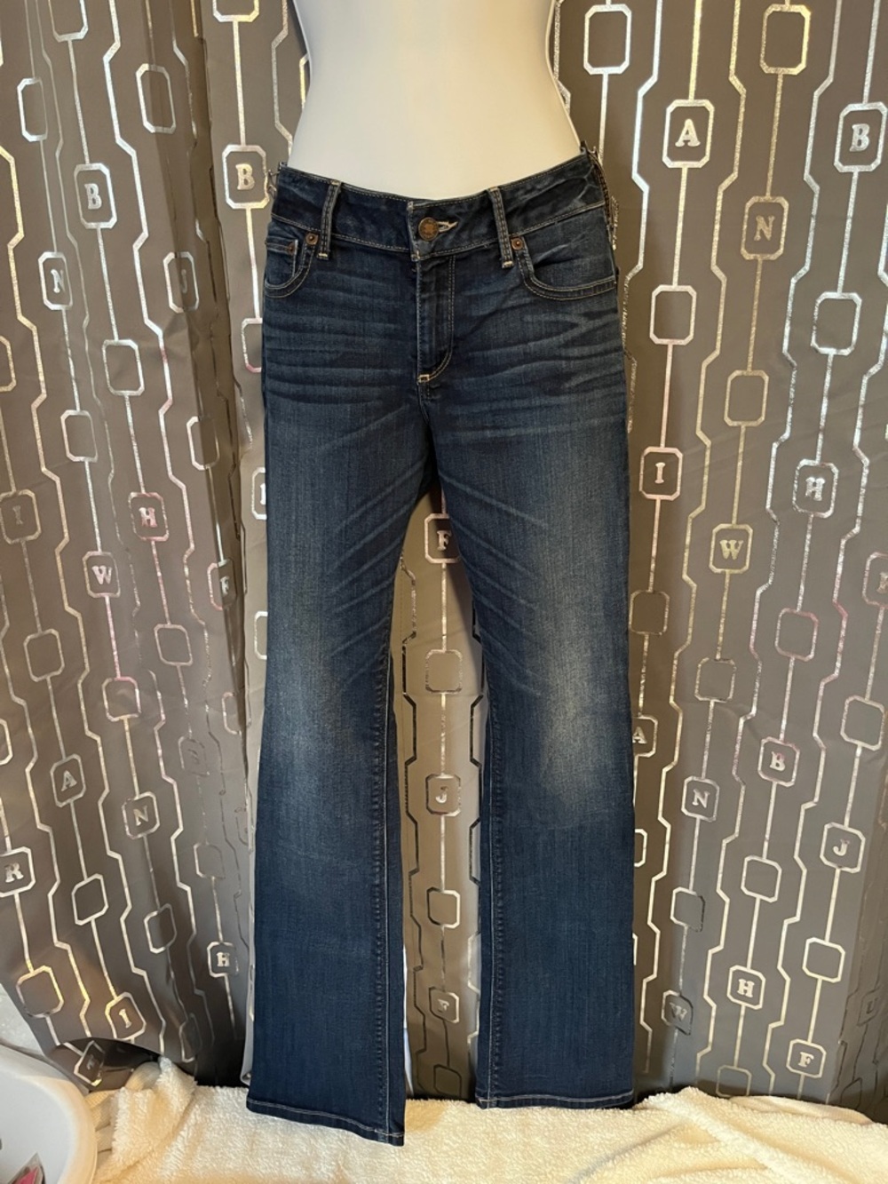 Lucky Brand Dark Blue Midrise Bootcut Jeans